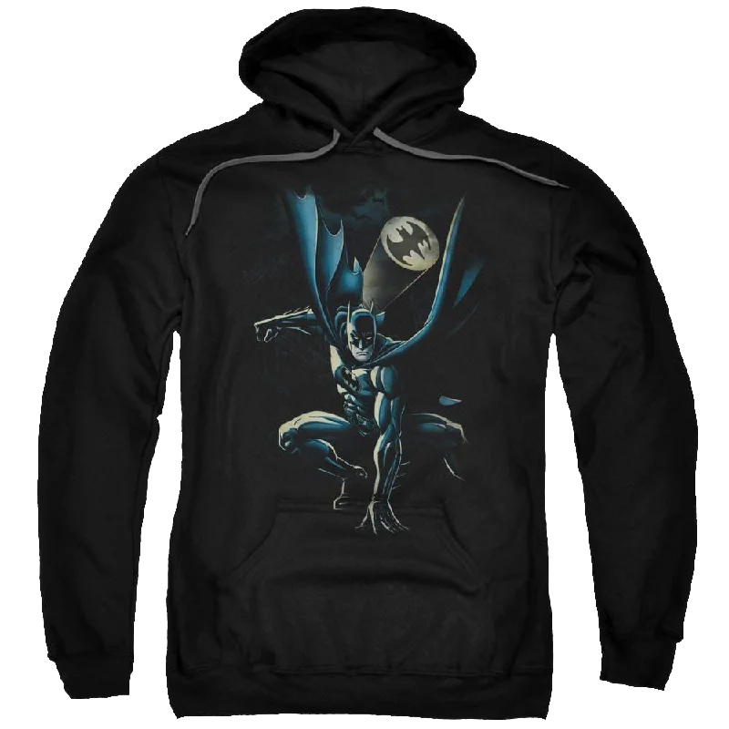Batman Calling All Bats - Pullover Hoodie One Shoulder Top