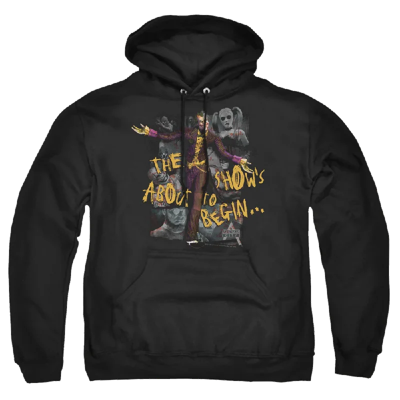 Batman - Arkham About To Begin - Pullover Hoodie Sabrina Neck Pullover