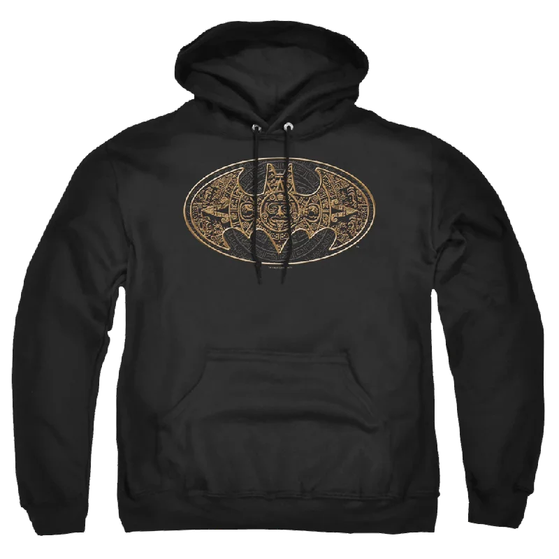 Batman Aztec Bat Logo - Pullover Hoodie Short Sleeve Top