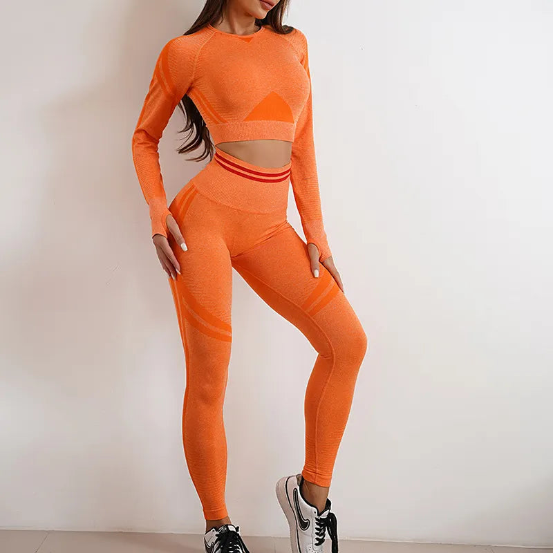Orange Leggings Set