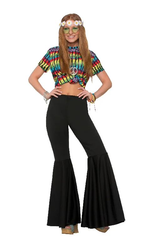 Bell Bottom Trousers Black Trousers luxurious premium