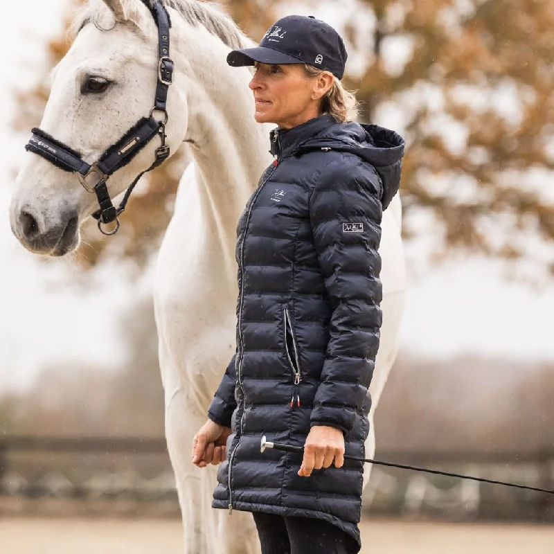 Cavallo Ingrid Klimke Collection Karlotta Padded Long Coat Zip Front Button Front Snap Front
