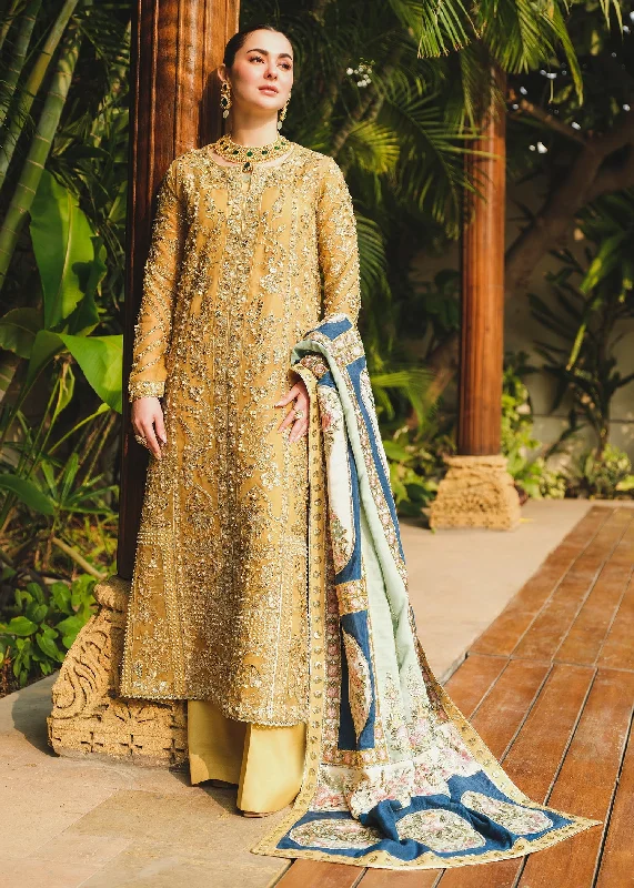 Luxury Marigold Embroidered Pakistani Wedding Dress Kameez Trousers Trousers Culottes Wide Leg Luxury Marigold Embroidered Pakistani Wedding Dress Kameez Trousers Trousers Culottes Wide Leg