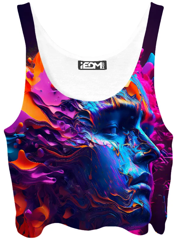 Hollow Existence Crop Top Anti-Shrink Durable Soft