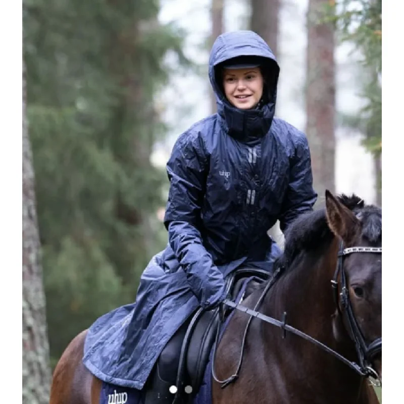 UHIP Ladies Water Repellent Long Sport Coat Pockets Sleeves Lining