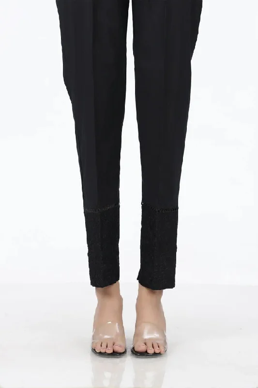 Lakhany 01 Piece Cambric Trousers LSM-T-2527-Black Trousers Gym Athletic