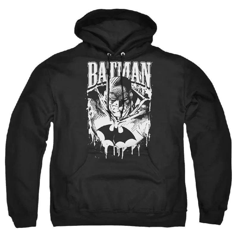 Batman Bat Metal - Pullover Hoodie High Neck Pullover
