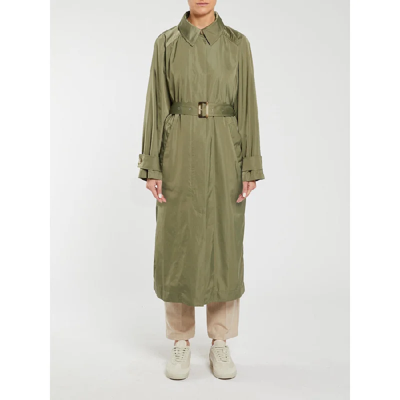 PENNY BLACK Kaki Rain Coat Toggle Coat Shawl Collar Coat Notch Collar Coat