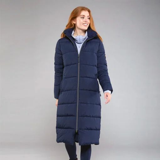 Toggi Maple Long Padded Coat Navy Bolero Crop Top Camisole
