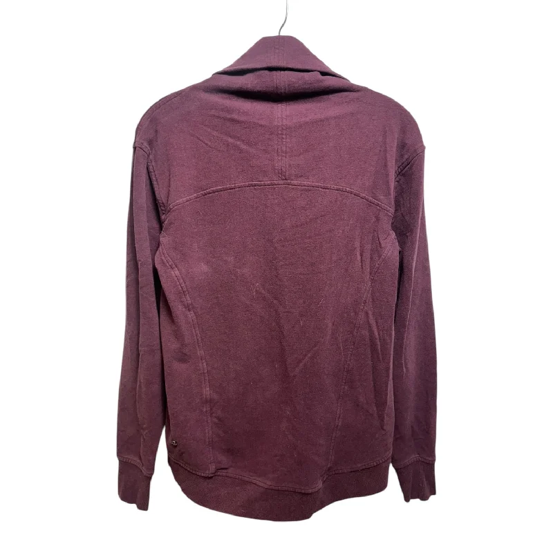 On The Double Pullover By Lululemon In Heathered Bordeaux Drama, Size: 6 Leg Sleeve Comfort
