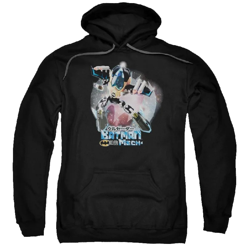 Batman Batman Mech - Pullover Hoodie Mock Neck Pullover