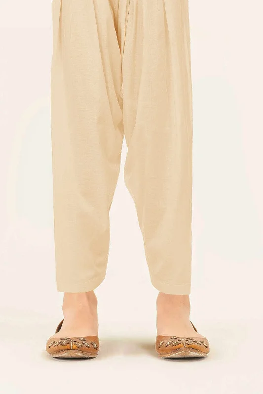 FANCY TROUSER(Shalwar) BT-015 BEIGE Trousers Wedding White