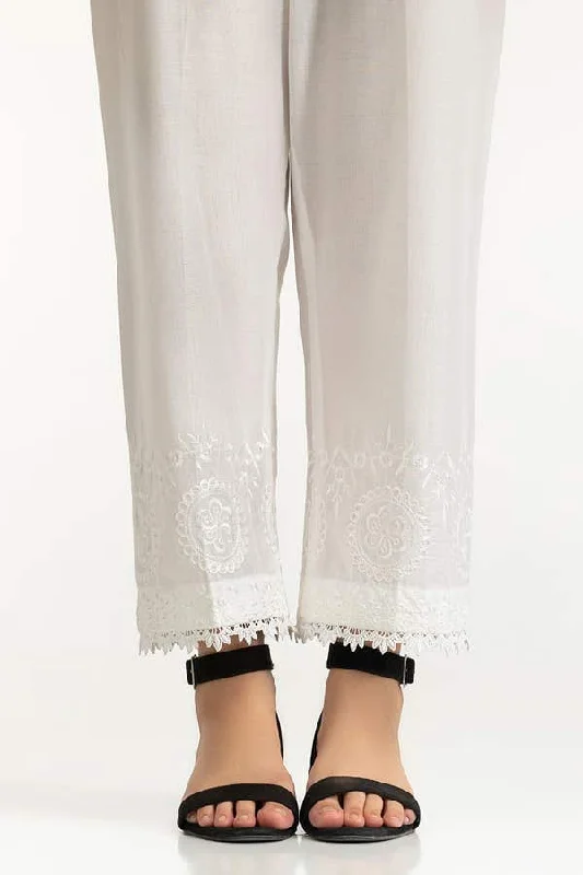 Gul Ahmed Stitched White Lawn Embroidered Trouser IUSTTR-42007 Trousers Review Highly Gul Ahmed Stitched White Lawn Embroidered Trouser IUSTTR-42007 Trousers Review Highly