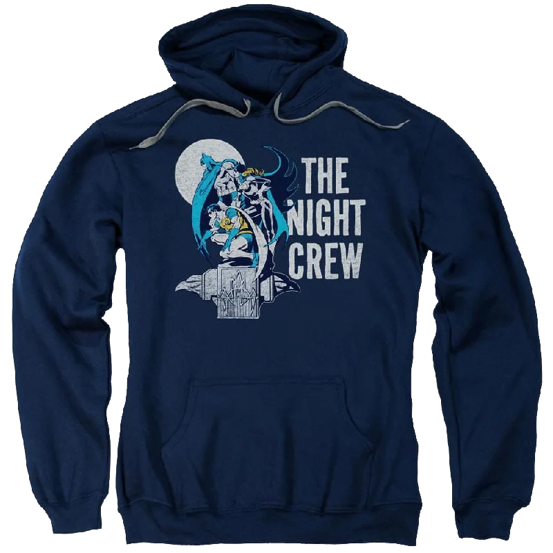 DC Comics Night Crew - Pullover Hoodie Ruffle Neck Pullover