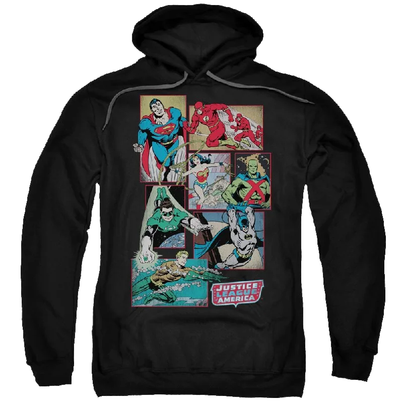 DC Comics Justice League Boxes - Pullover Hoodie Oversized Cozy Pullover