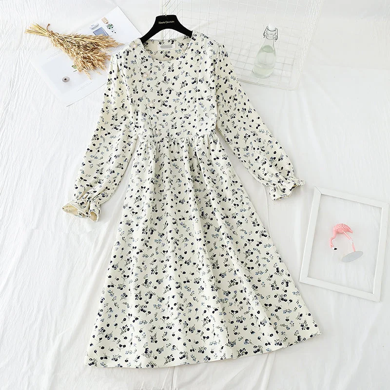 With coat and floral dress  4787 Nylon Polyester Spandex