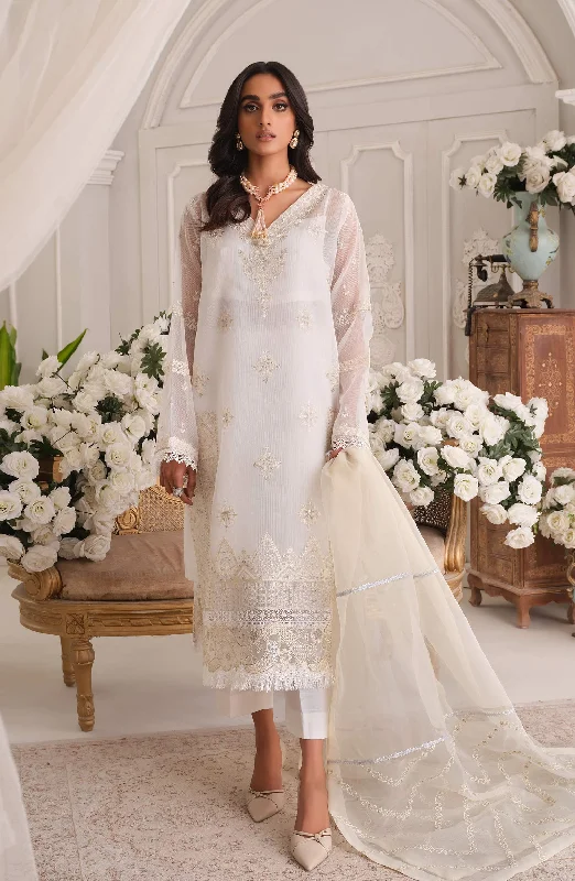 Premium Cotton Net White Kameez Trouser Pakistani Dress Trousers Winter Warm