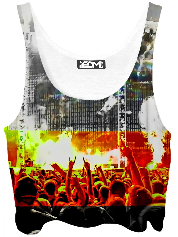Heavy Metal Crop Top Cozy Warm Stylish