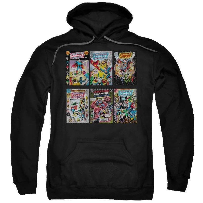 DC Comics Dco Covers - Pullover Hoodie Jewel Neck Pullover