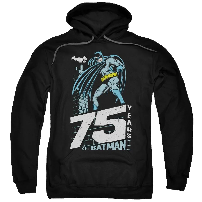 Batman Rooftop - Pullover Hoodie Thick Cable Knit