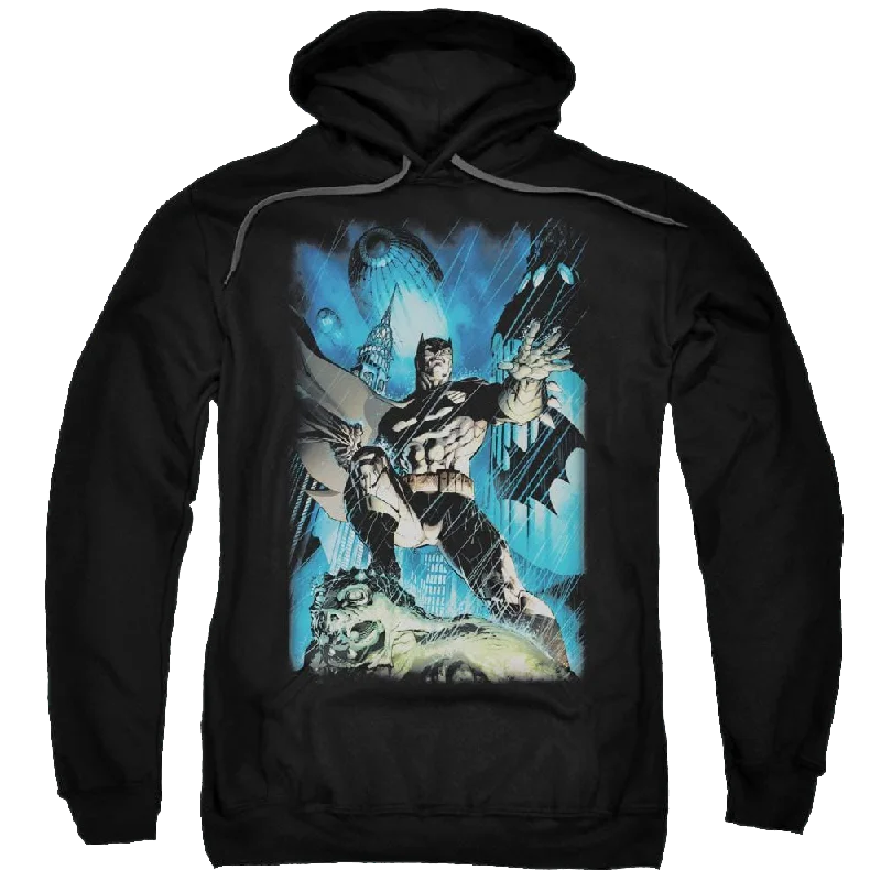 Batman Stormy Dark Knight - Pullover Hoodie Turtleneck Warm Pullover