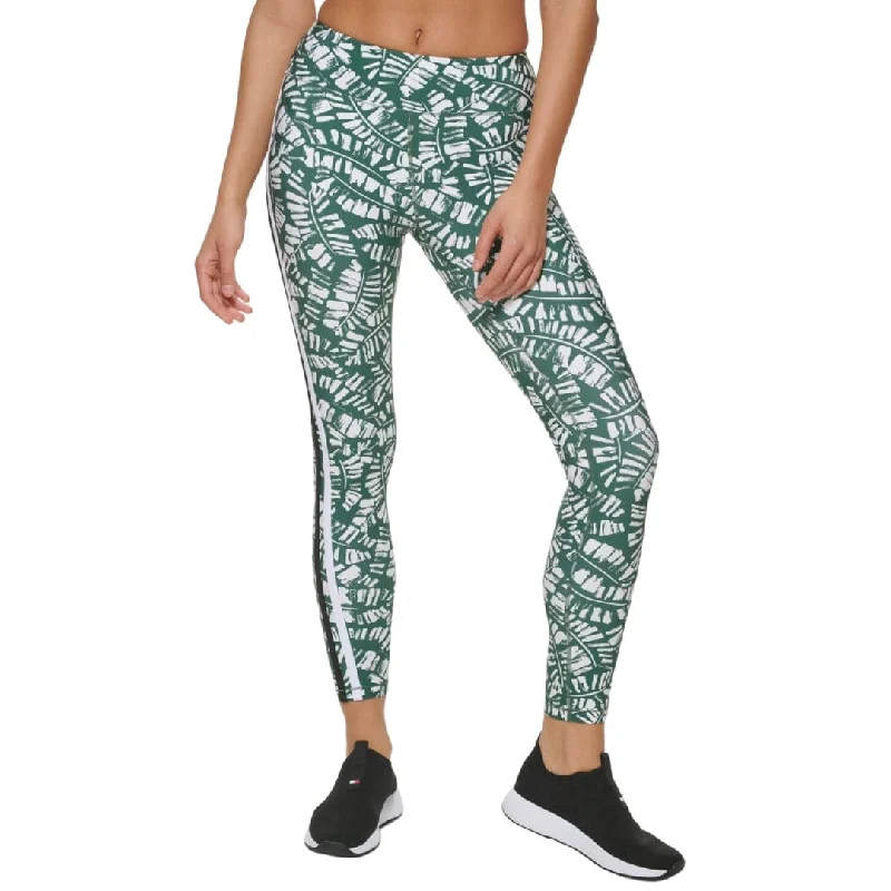 ORIGINAL - Palm-Print High-Rise Compression Leggings Elegant Full-Body Leggings