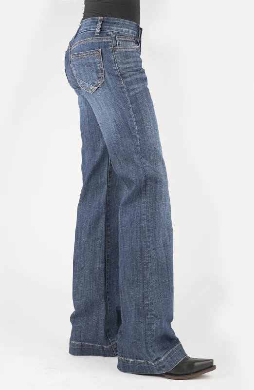Stetson Womens Blue Cotton Blend 214 Trouser Bottom Corner Jeans Trousers Pleated Formal Stetson Womens Blue Cotton Blend 214 Trouser Bottom Corner Jeans Trousers Pleated Formal