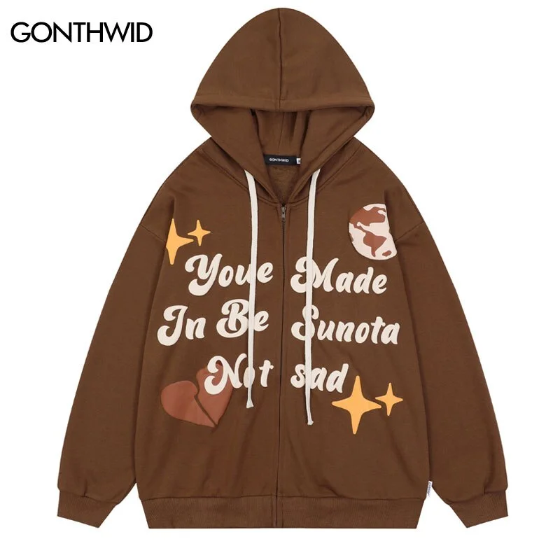 Hip Hop Hoodie Sweatshirt Streetwear Harajuku Foam Letter Print Zipper Hooded Sweatshirt Hip Hop Casual Loose Hoodies Hoodie with Print Artistic Unique Hip Hop Hoodie Sweatshirt Streetwear Harajuku Foam Letter Print Zipper Hooded Sweatshirt Hip Hop Casual Loose Hoodies Hoodie with Print Artistic Unique