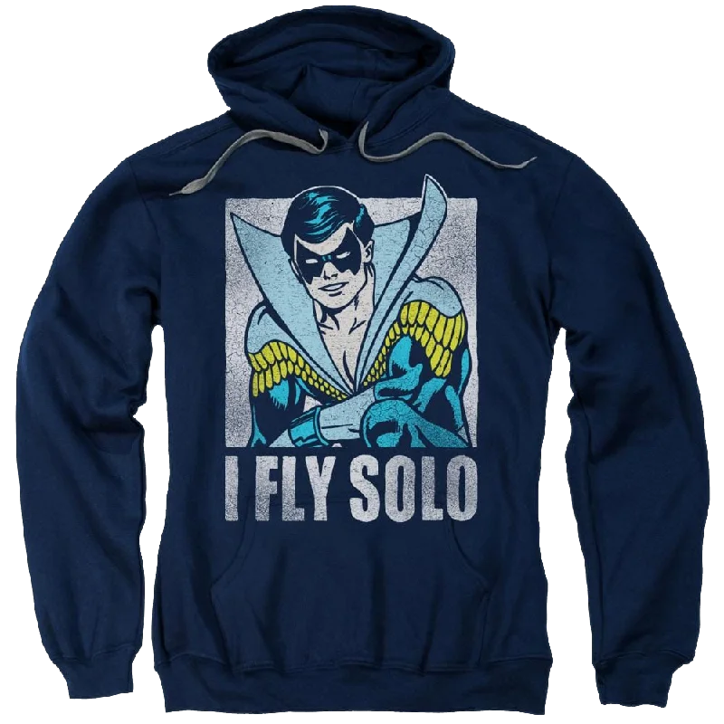 DC Comics Fly Solo - Pullover Hoodie Zipper Front Cardigan
