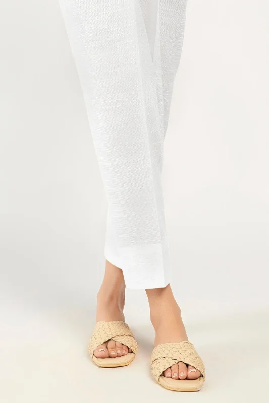 Khaddar Trouser TR-1004 White Trousers luxurious premium