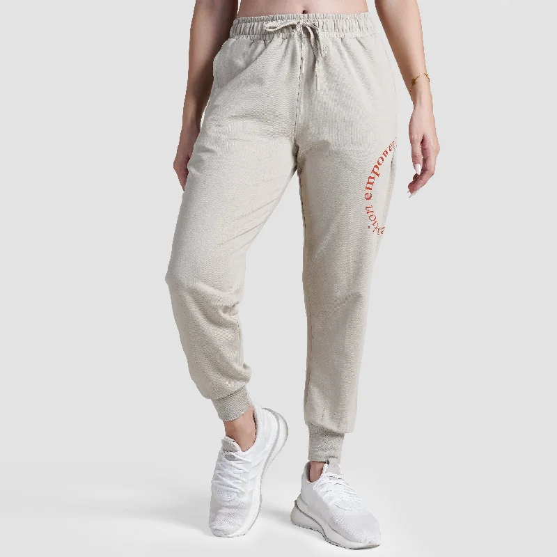 Empower Motion Trousers (Beige) Trousers Bridal Satin