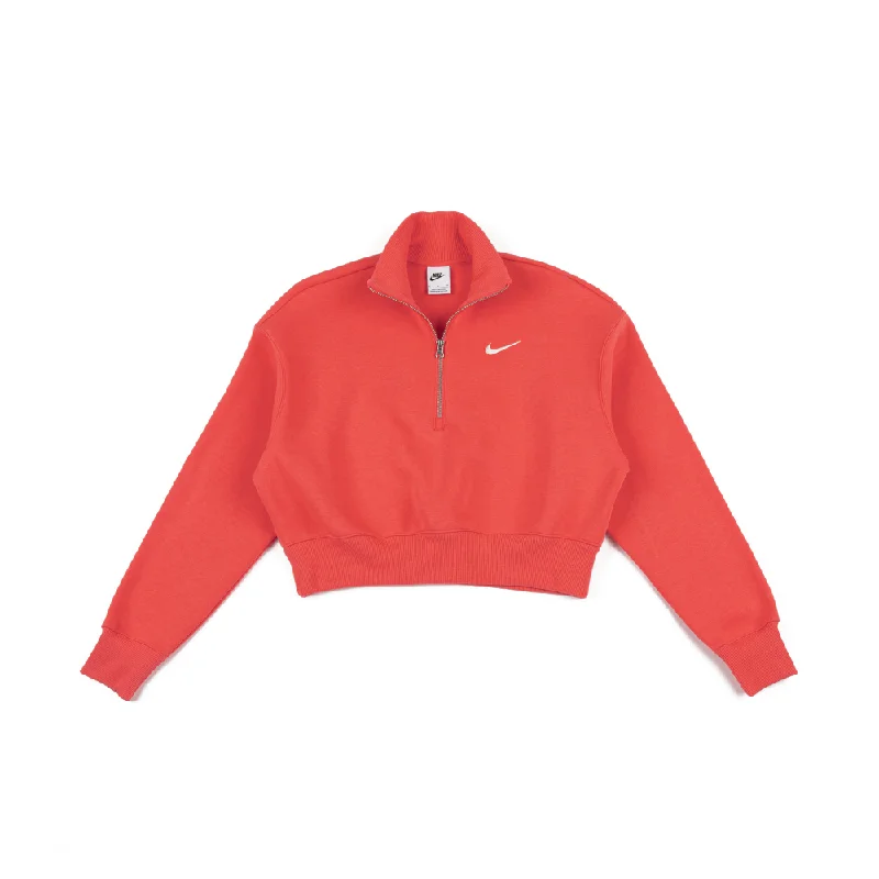 W Phoenix Fleece HZ Cropped Sweatshirt 'Magic Ember' Hoodie with Exposed Zipper Edgy Industrial W Phoenix Fleece HZ Cropped Sweatshirt 'Magic Ember' Hoodie with Exposed Zipper Edgy Industrial
