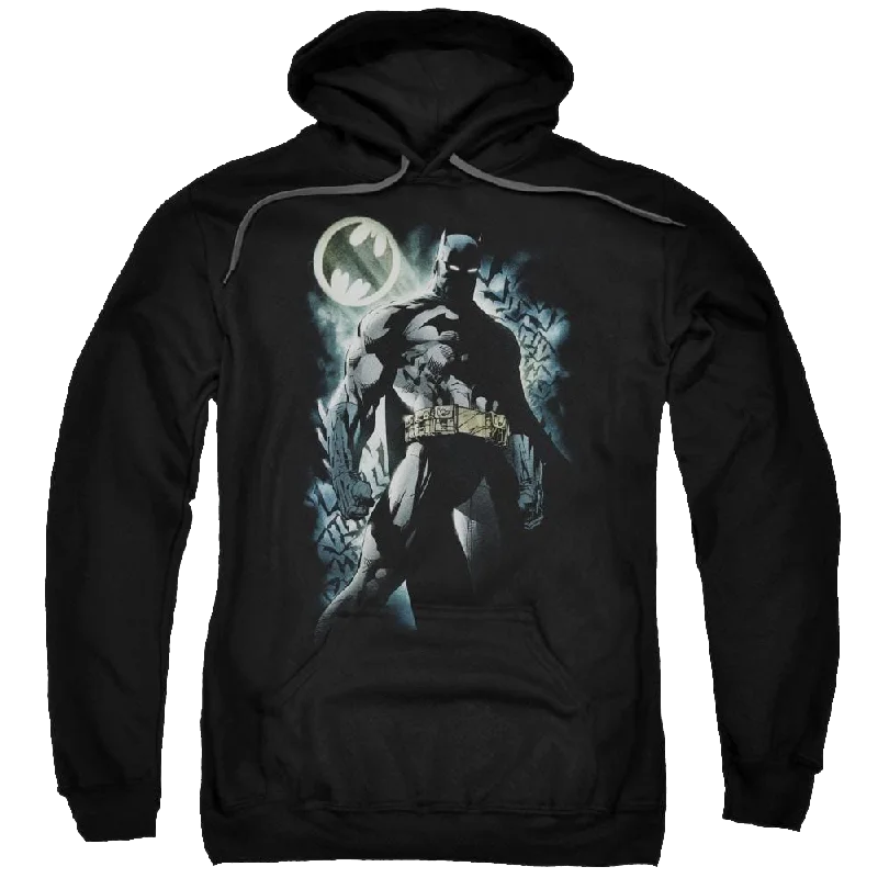 Batman The Knight - Pullover Hoodie Plunging Neck Pullover