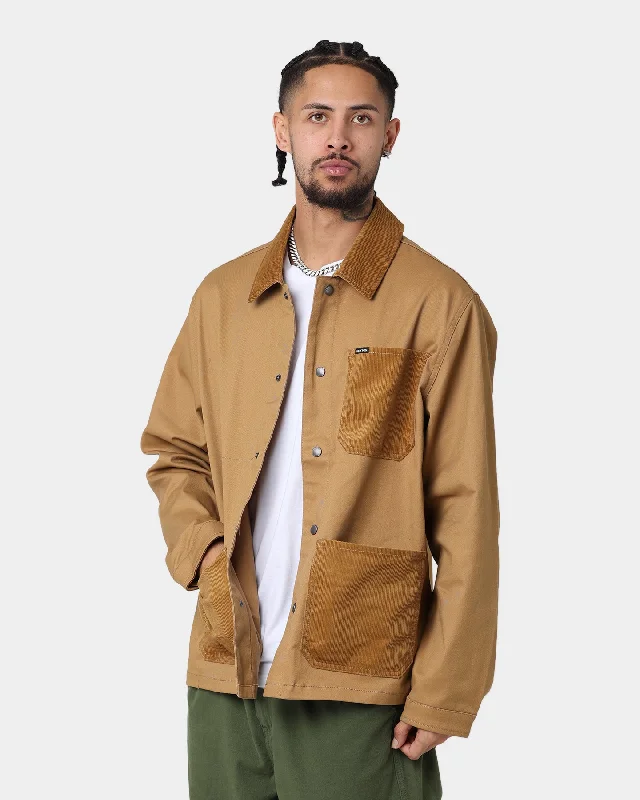 Brixton Brixton X Survey Chore Coat Medal Bronze Trench Wool Cashmere