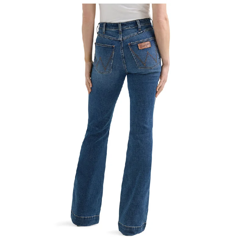 112359387 Wrangler Women's Retro® Bailey High Rise Trouser Jean - Vivianna Trousers Spring Floral