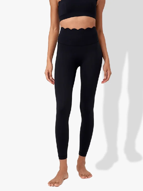 Midnight Petal Leggings Trendy Sweat-Wicking Workout Leggings