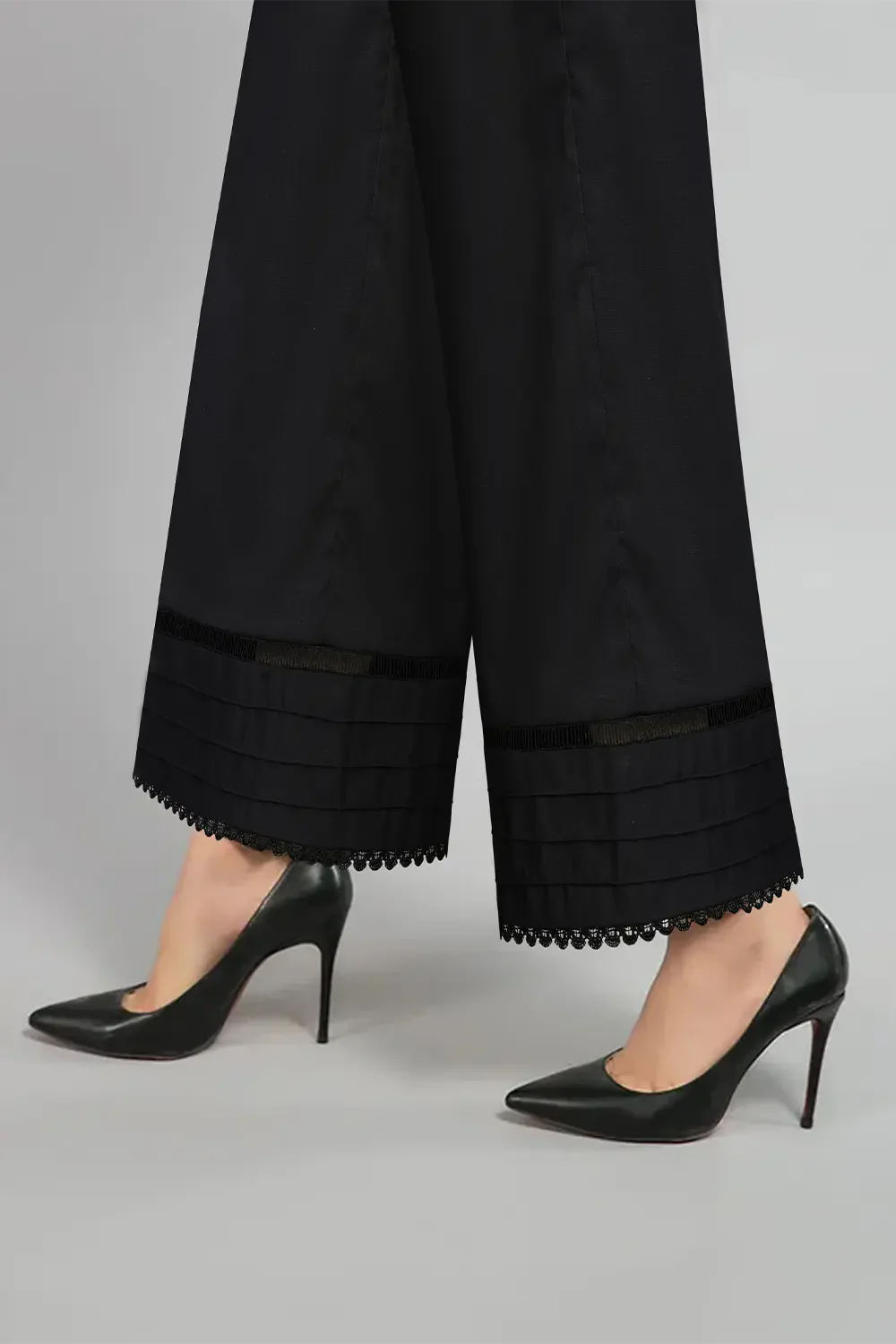 FANCY TROUSER BT-024 BLACK Trousers Gym Athletic