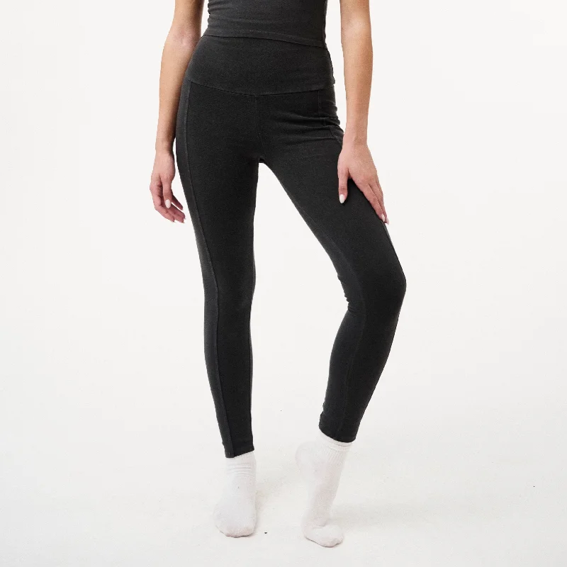 High-Waist Seam Legging Comfortable Tummy Shaping Leggings