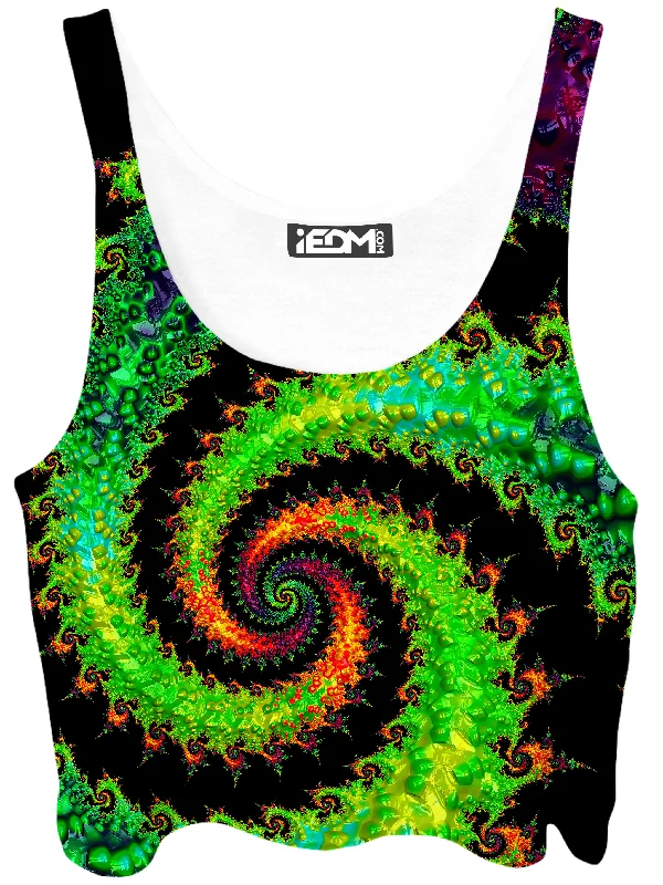 Prehistory Crop Top Summer Crop Top Casual Short Sleeve