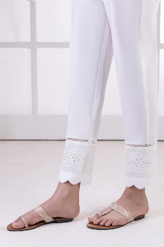 Lakhany 01 Piece Embroidered Trousers - LSM-T-3106 (W) Trousers chic fashionable
