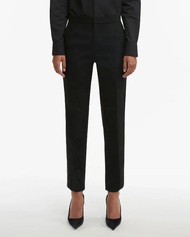 CLASSIC TROUSER/ BLACK Trousers Essential Wardrobe