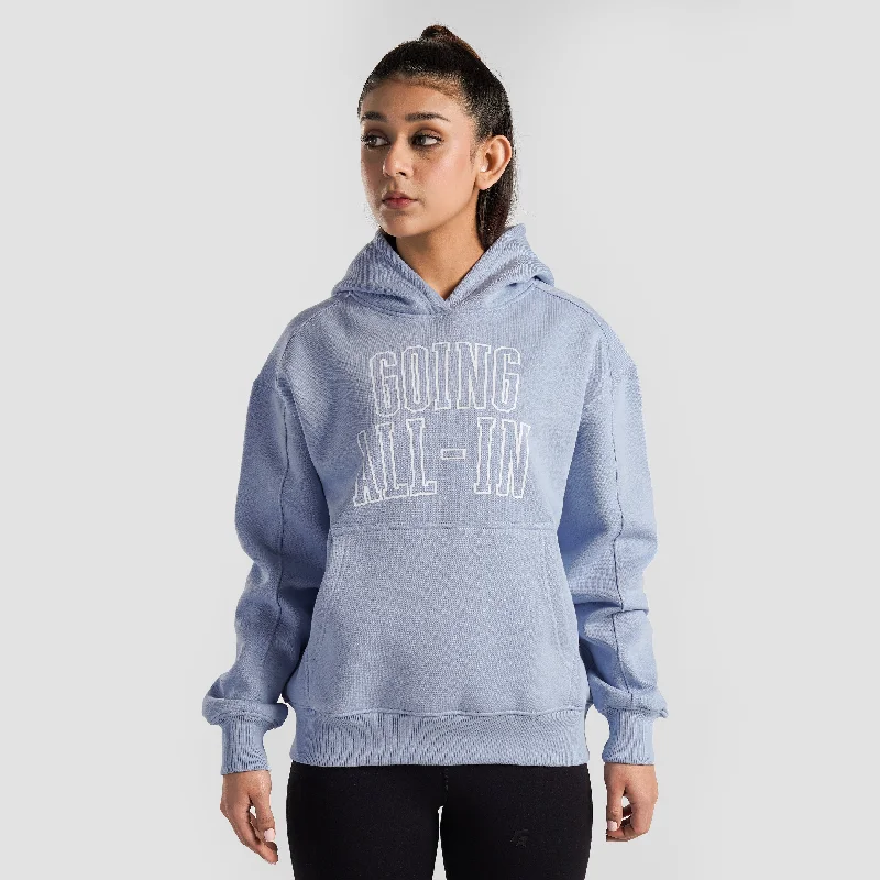 Empower Regular Hoodie (Adidas Blue) Hoodie with Drop Shoulder Relaxed Streetwear