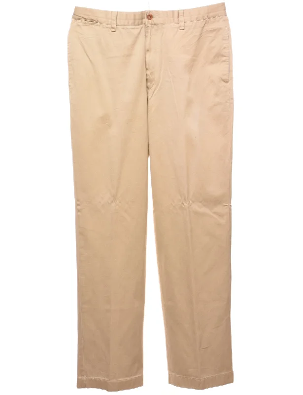 Nautica Trousers - W36 L34 Trousers Leather Faux