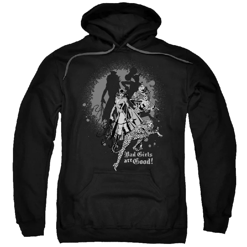 DC Comics Bad Girls Are Good - Pullover Hoodie Ruffle Sleeve Feminine