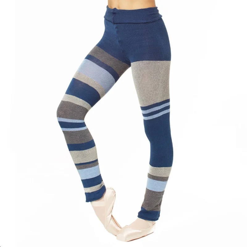 Striped Cotton Knit Leggings (Adult) Comfortable Plus Size Leggings