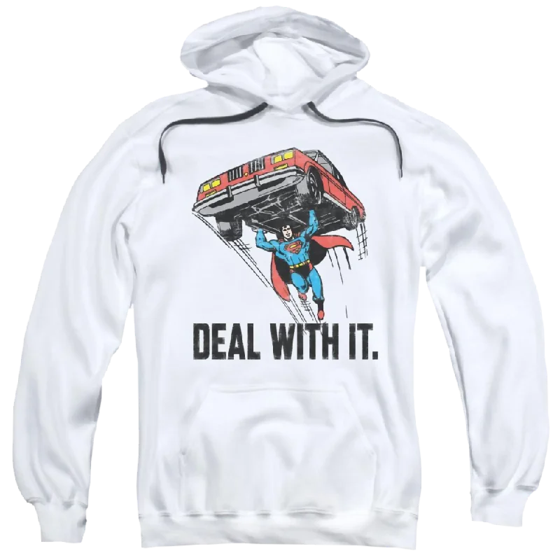DC Comics Deal With It - Pullover Hoodie High Neck Pullover
