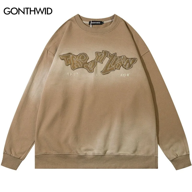 Vintage Sweatshirt Y2K Streetwear Hip Hop Embroidery Letter Tie Dye Crewneck Pullover Harajuku Casual Loose Hoodie Tops Hoodie with Raw Hem Edgy Unfinished Vintage Sweatshirt Y2K Streetwear Hip Hop Embroidery Letter Tie Dye Crewneck Pullover Harajuku Casual Loose Hoodie Tops Hoodie with Raw Hem Edgy Unfinished
