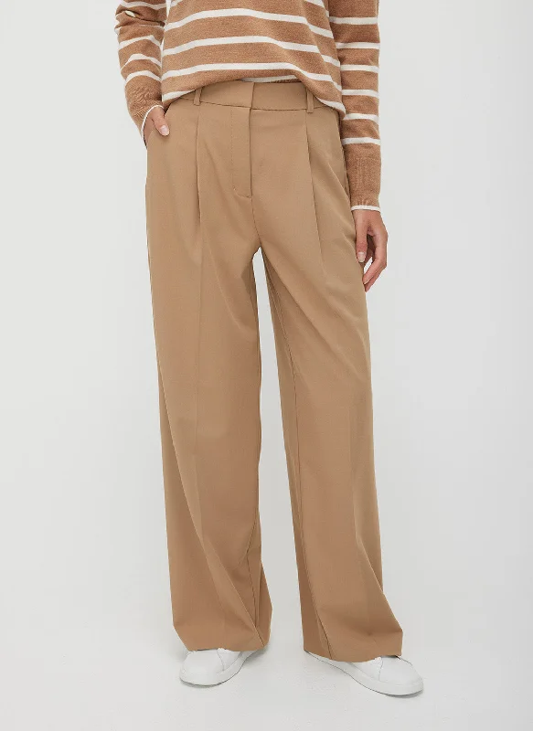 On Time Pleated Trousers Trousers Occasion Special