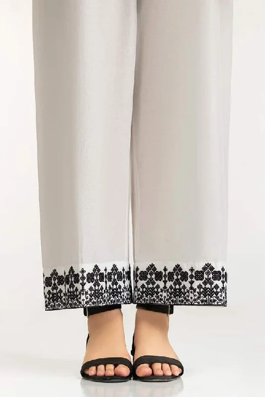 Gul Ahmed Stitched White Lawn Embroidered Trouser IUSTTR-42005 Trousers Summer Linen Gul Ahmed Stitched White Lawn Embroidered Trouser IUSTTR-42005 Trousers Summer Linen