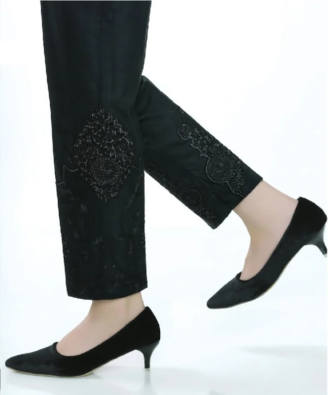 Ready to Wear Lakhani Embroidered, Printed Ladies Stitched 1 Piece Single Trouser LSM-T-61-Black Trousers Recommended Stylist Ready to Wear Lakhani Embroidered, Printed Ladies Stitched 1 Piece Single Trouser LSM-T-61-Black Trousers Recommended Stylist